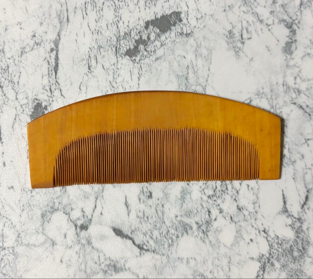 廣島 つげ櫛 夢の櫛 未使用品 つげ櫛 広島政夫 夢の櫛 廣島 さつまつげ - メルカリ