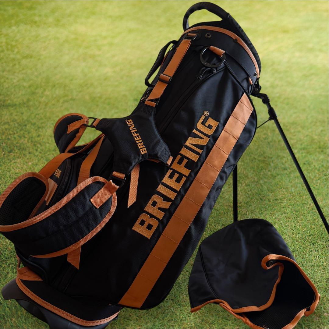 限定モデル ブリーフィング キャディバッグ 9.5型 CR-4 黒 オレンジ