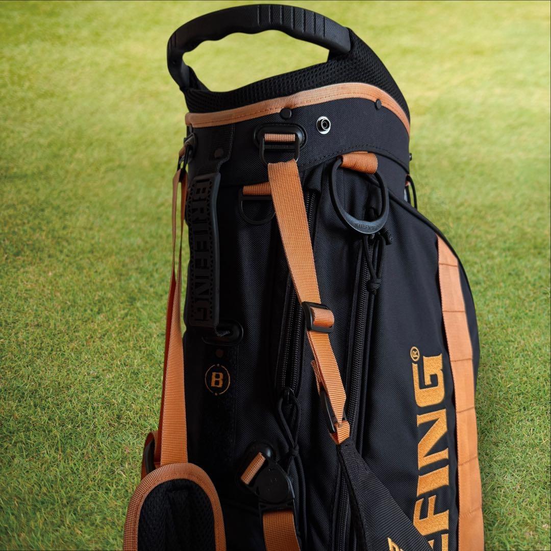 限定モデル ブリーフィング キャディバッグ 9.5型 CR-4 黒 オレンジ