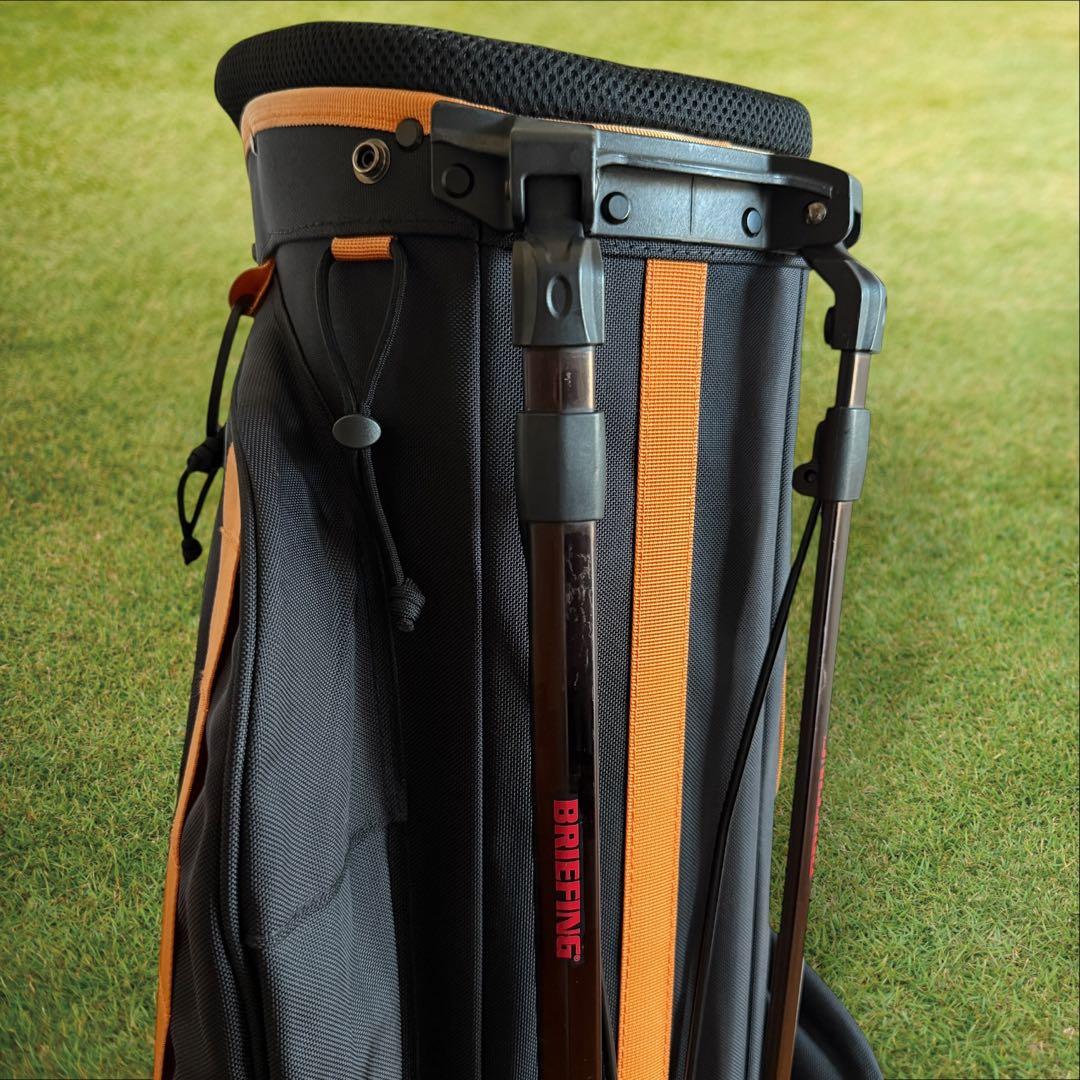 限定モデル ブリーフィング キャディバッグ 9.5型 CR-4 黒 オレンジ