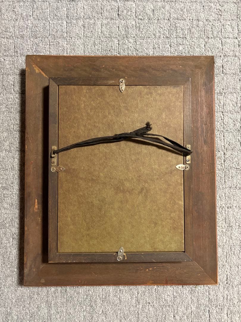 松田正良 絵画　立ち話し　値下げしました