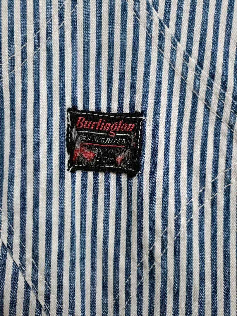 50s-60s BURLINGTON ヒッコリー エプロンオーバーオール - メルカリ