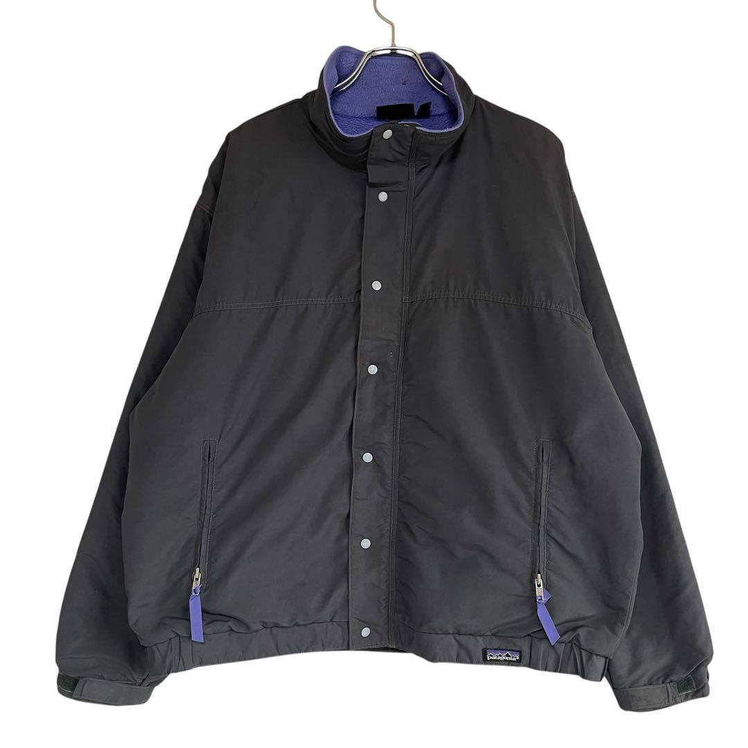 90s patagonia シンチラサークジャケット シェルド シンチラ 黒 L