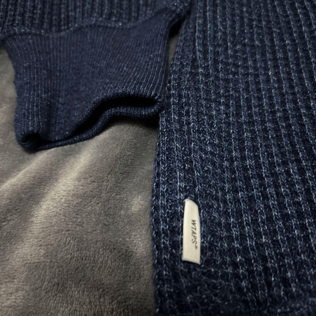 WTAPS ダブルタップス ワッフルインディゴニット221ATDT-CSM01 - メルカリ