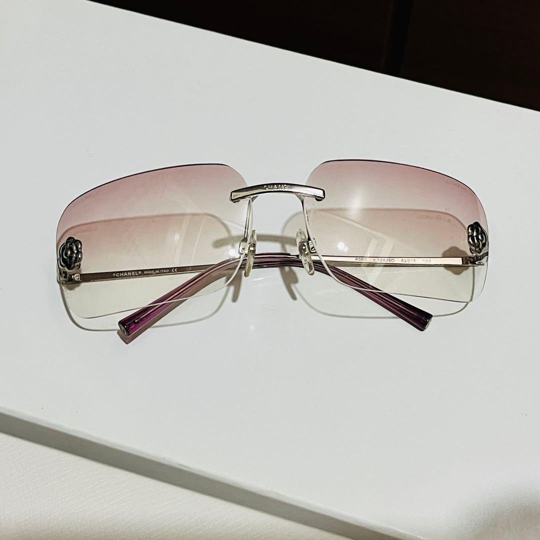 CHANEL リムレス サングラス グラデーションレンズ ユニセックス