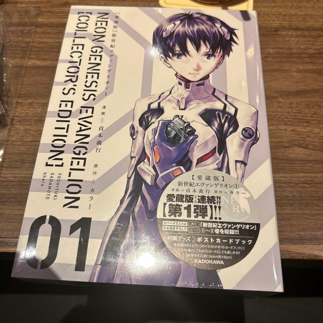 新世紀エヴァンゲリオン 愛蔵版 1巻特典 ポストカードブック付き 未