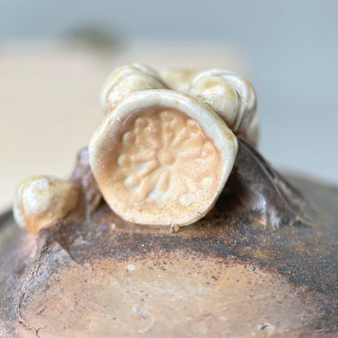 石田安弘 備前焼梅宝瓶 般若心经 人気作者 急須 共箱 共布 茶注 煎茶