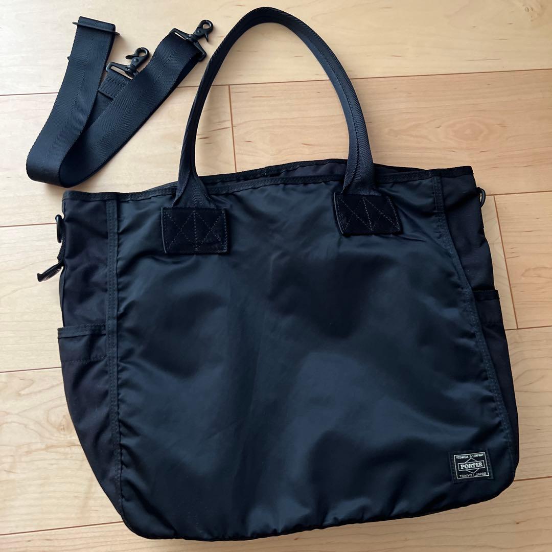 けい様　ポーター フレーム 2WAYトートバッグ 690-17845 ブラック ポーター フレーム 2WAYトートバッグ 690-17845 （カラー：ブラック