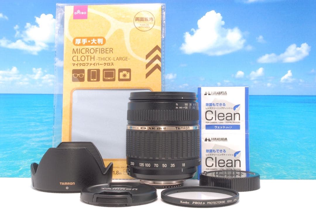 ✨1本で近遠対応✨タムロン 18-200mm✨F/3.5-6.3✨万能レンズ