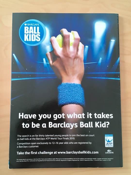 ATP WORLD TOUR FINALS 2009 公式プログラム - メルカリ