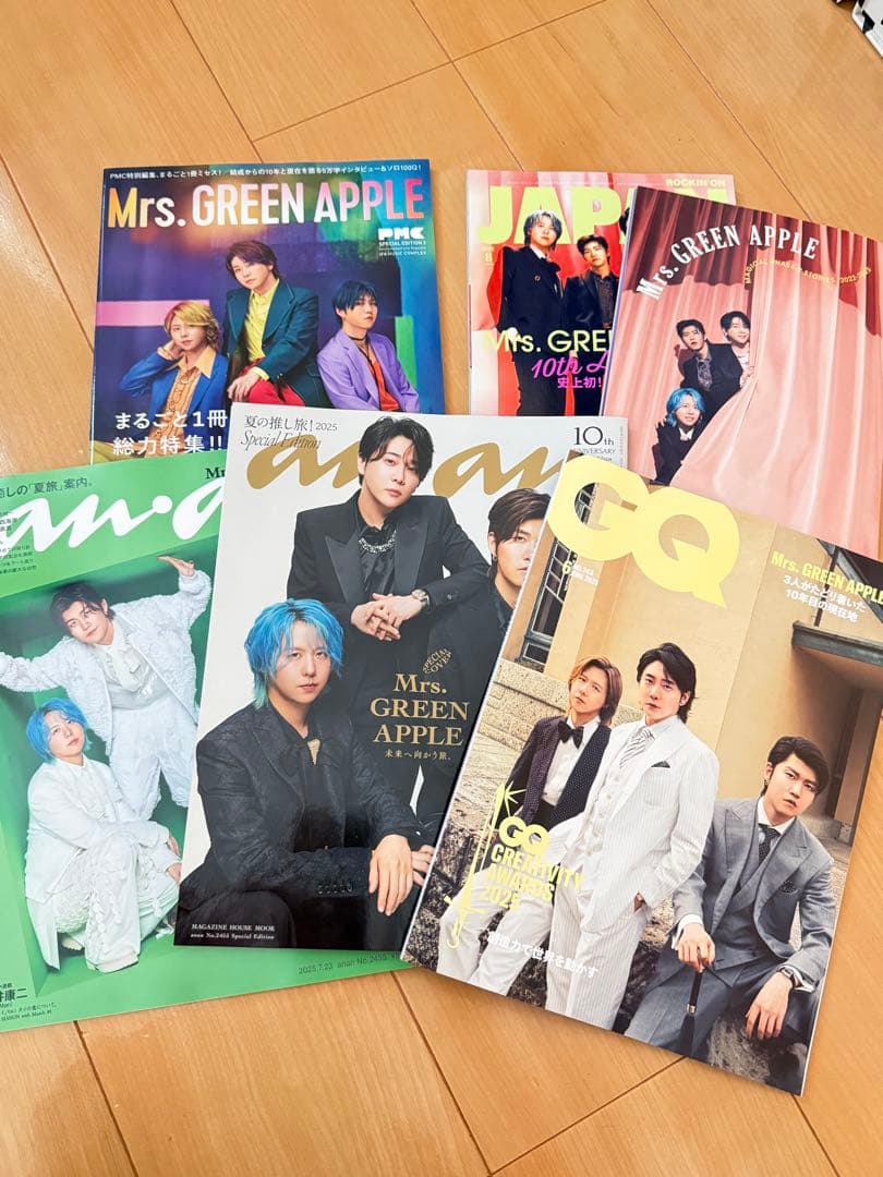 Mrs. GREEN APPLE特集 雑誌セット ミセスグリーンアップル - メルカリ