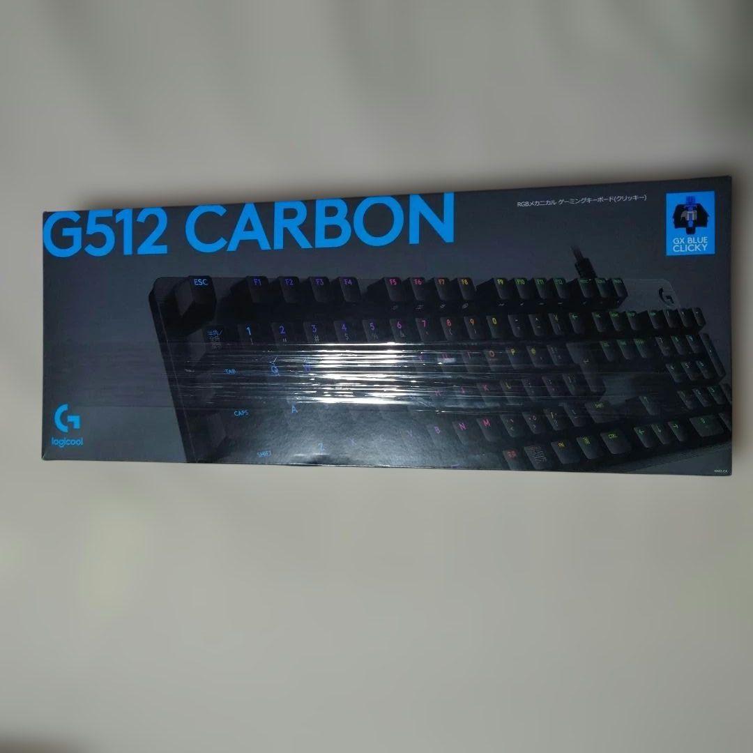 G512 CARBON RGBキーボード GX BLUE 新品未開封 Logitech G512 Lightsync RGB Mechanical Gaming Keyboard, Carbon