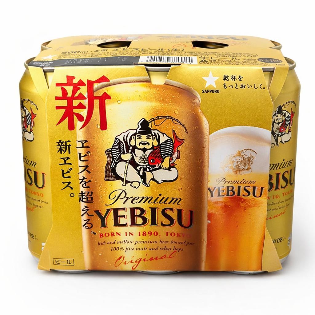 YEBISU エビス プレミアム ビール 500ml 6缶 - メルカリ