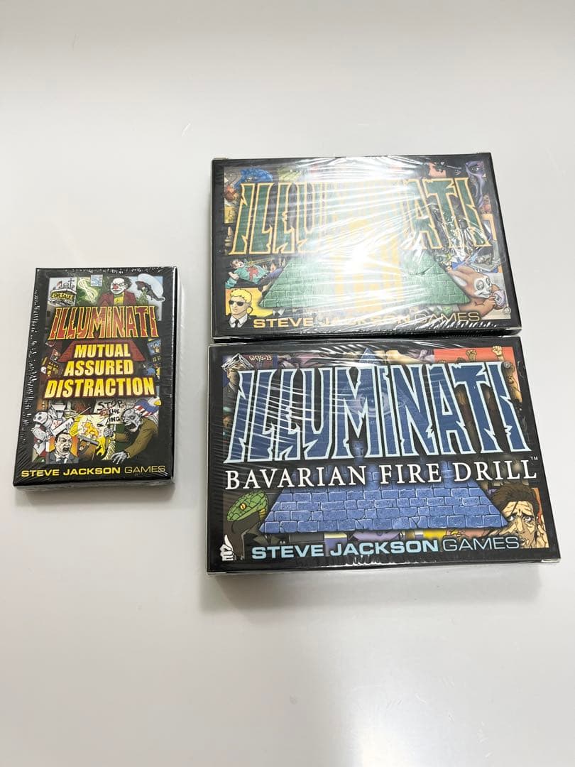 イルミナティカード未開封BOX《まとめ売り》絶版廃盤伝説フリーメイソン最終日です