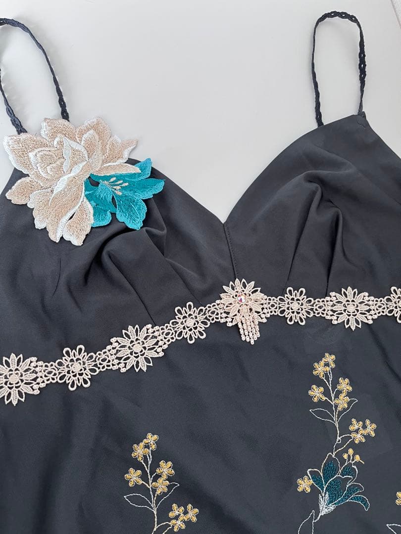 サルート キャミソール 秋の七草 サイズLL 大きいサイズ 新品 タグ付