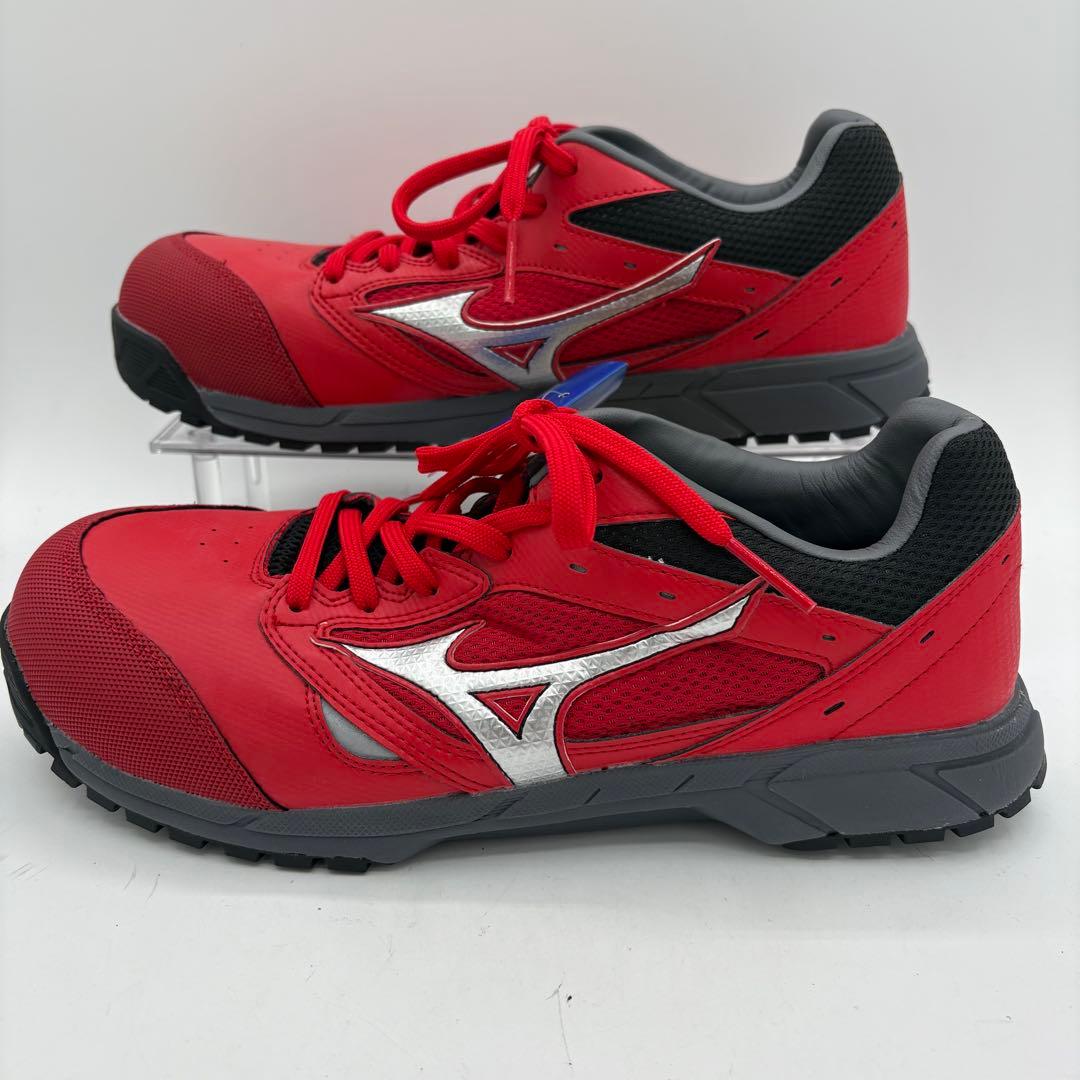 【新品】ミズノ　【26.5cm 3E】　安全靴　オールマイティLS レッド