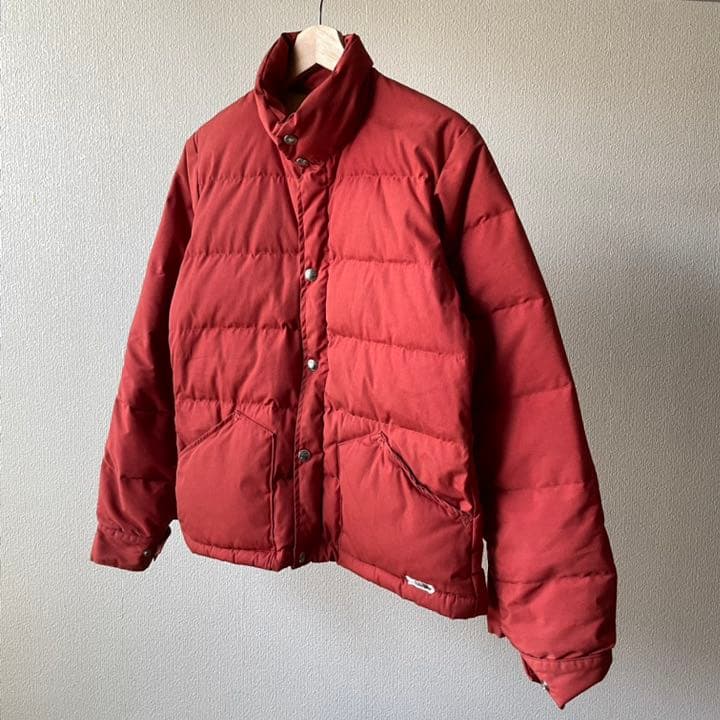 ザノースフェイス 80s 80年代 ダウンジャケット 茶タグ オレンジ