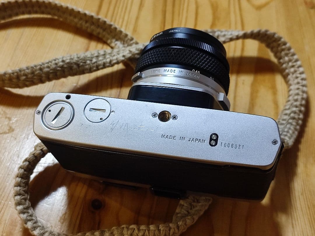 超希少］開発責任者の故 米谷美久氏サイン入りOM-1 美品 完動品レンズ2