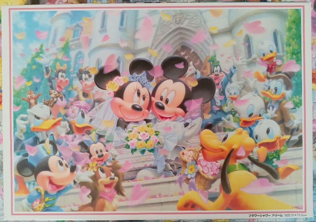 ◎ジグソーパズル ディズニー フラワーシャワードリーム 1000ピース