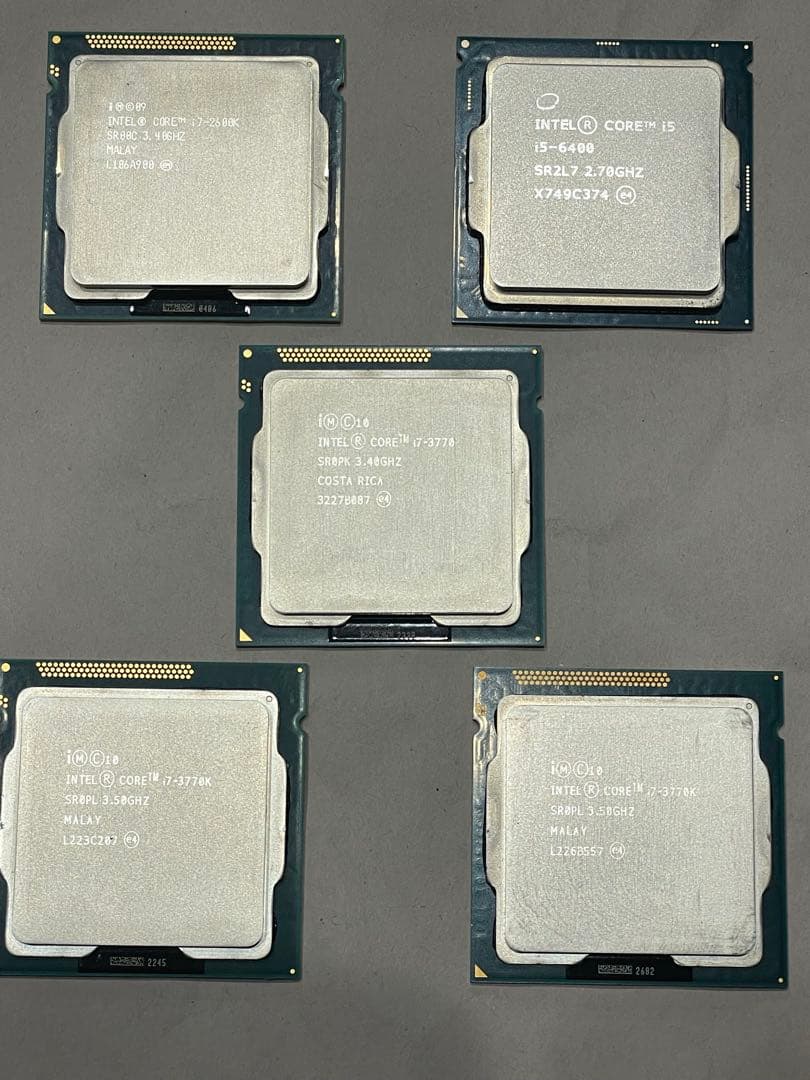 Intel cpu i7-3770k 複数Intel CPU セット 5個 317xe3HvWML._AC_UF350,
