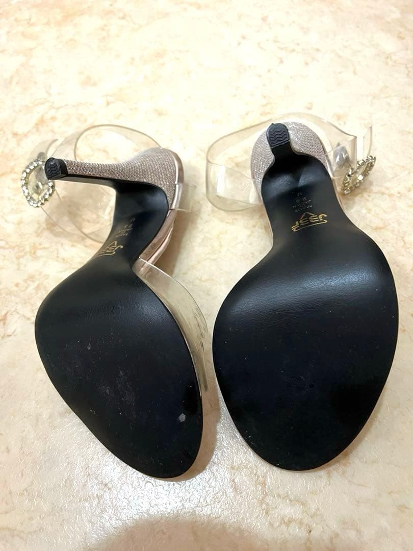 JBBF サンダル　ヒール 25.0cm ビキニ　フィットモデル