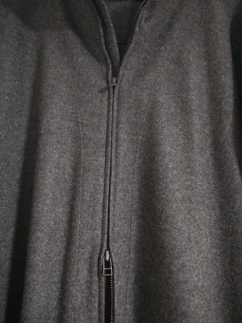 no control air ウールノーカラーコート グレー M ネストローブ - メルカリ