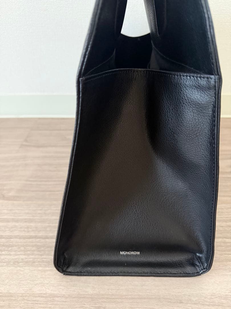 【MONOROW】BLANC LARGE BAG -BLACK-
