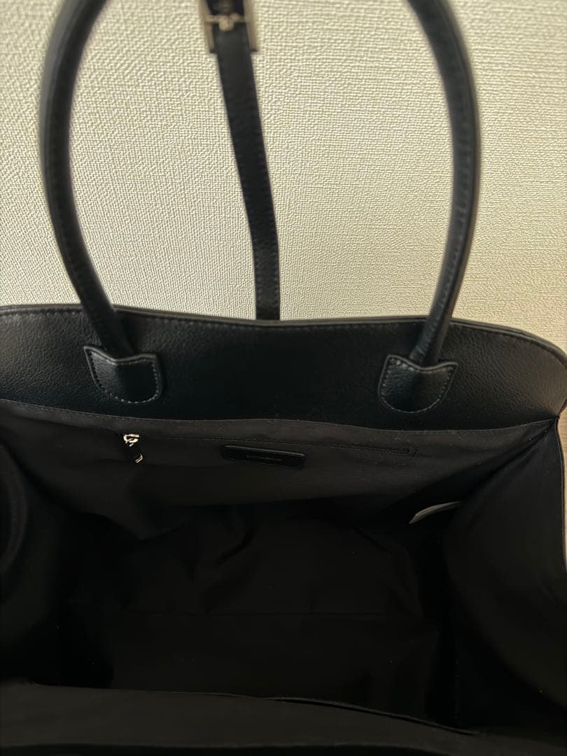 【MONOROW】BLANC LARGE BAG -BLACK-