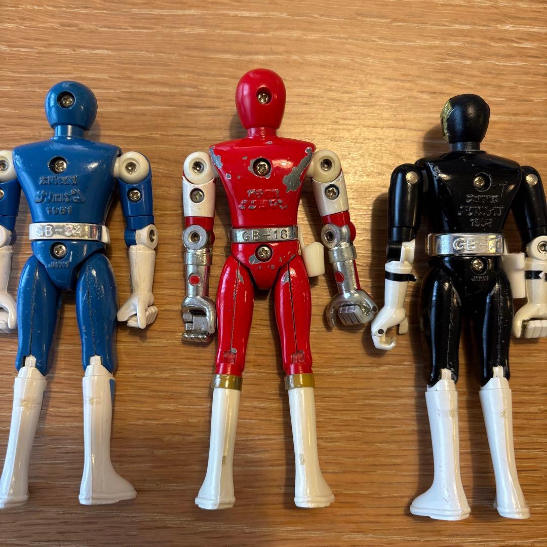 ポピー 超合金 フィギュアセット 電磁マン サンバルカン ゴーグル