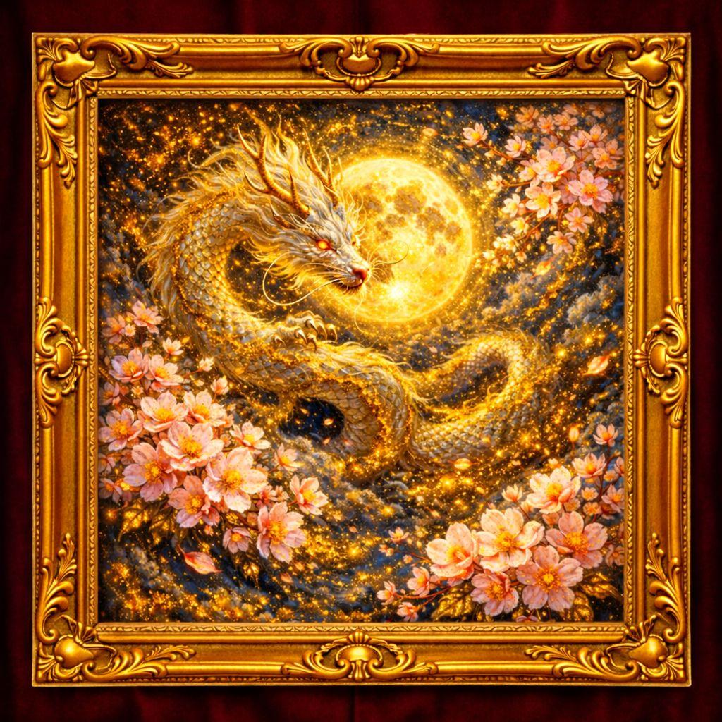 最上位呪物 白龍 金運上昇 霊視 占い 霊石 恋愛成熟 開運アート 開運