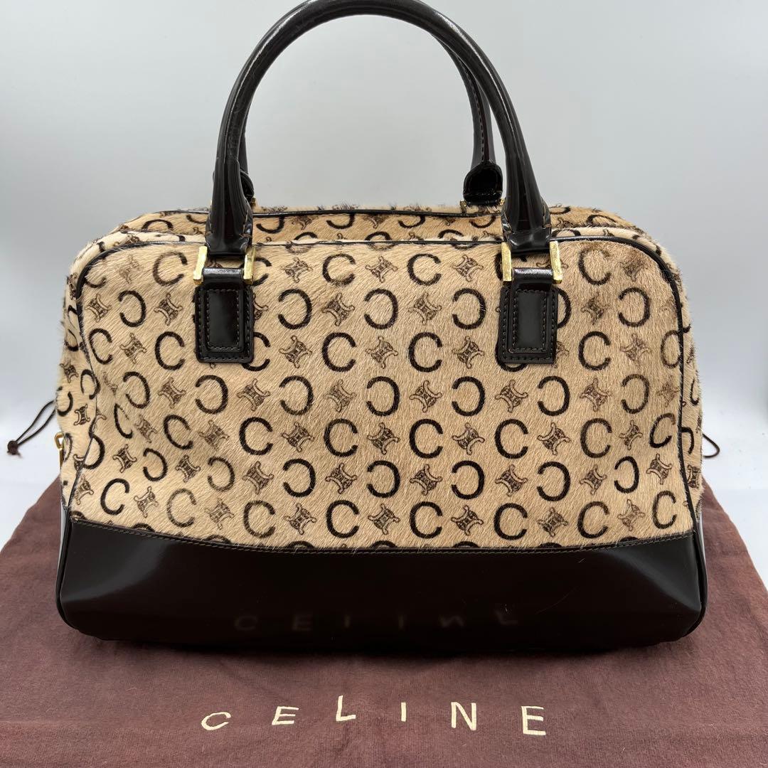 CELINE セリーヌ ハンドバッグ ハラコ トリオンフ C CELINE（セリーヌ） （未使用 展示品）CELINE 193652CS8 トリオンフ