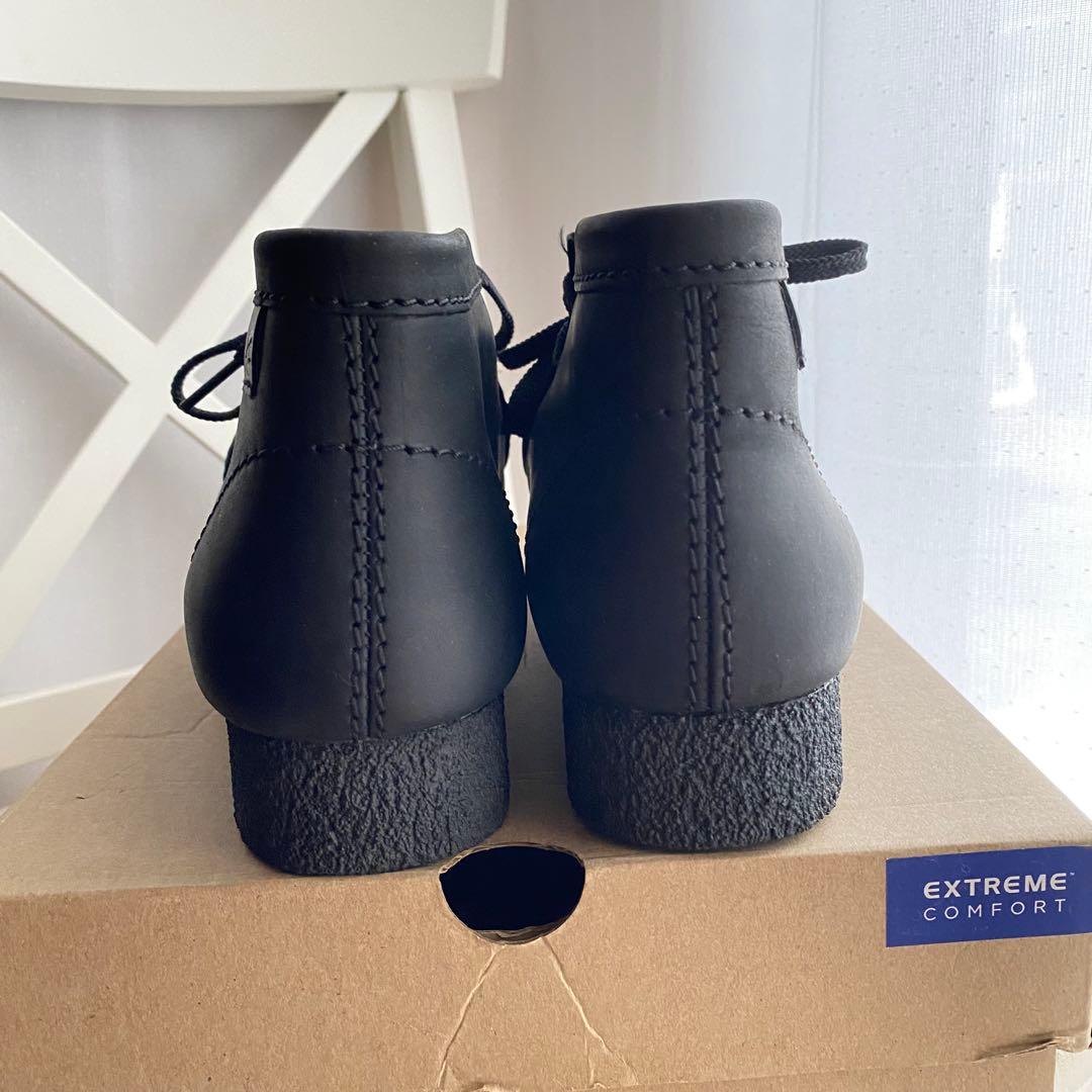 Clarks】クラークス シェイカーブーツ ワラビーブーツ ブラックレザー