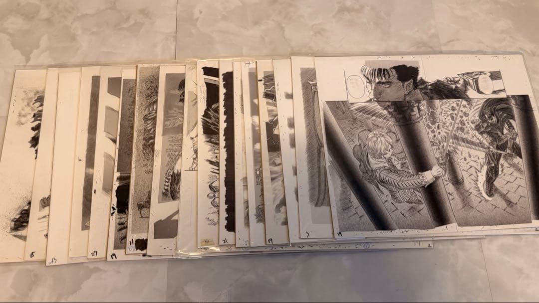 Berserk Genga Art copy complete sets 17枚 s-l400.jpg
