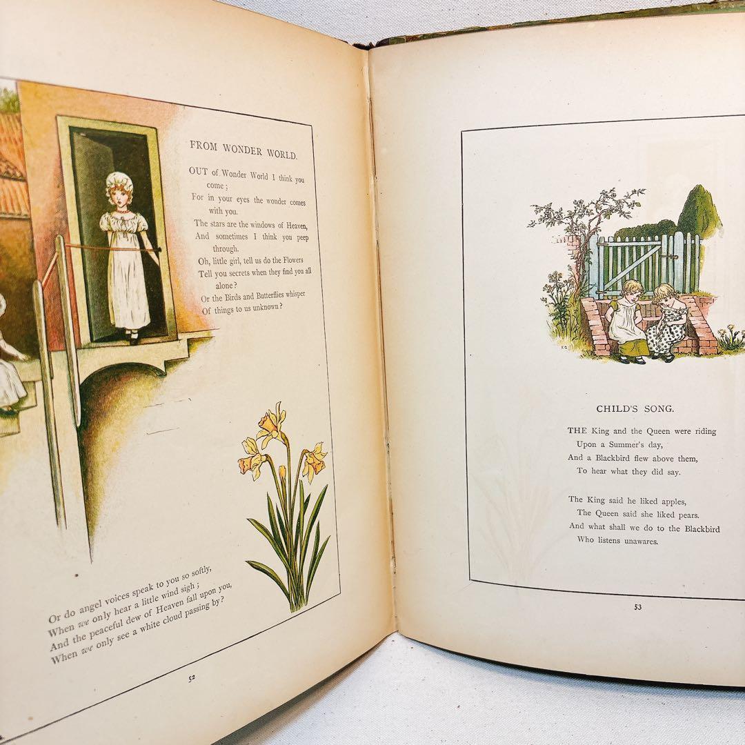 洋書 希少 ケイト グリーナウェイ マリーゴールドガーデン 1885年初版