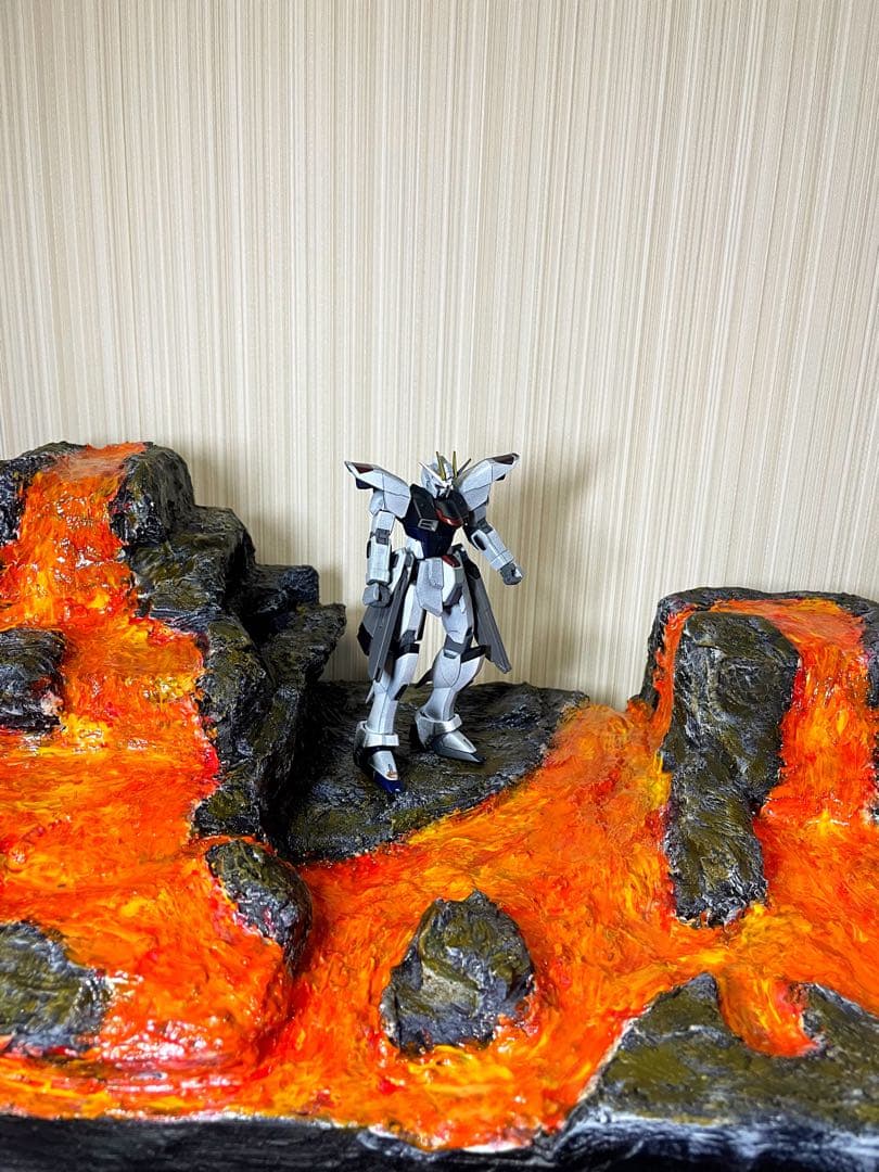 ジオラマベース 260201 火山 Diorama モンハン ガンプラ 台座 - メルカリ