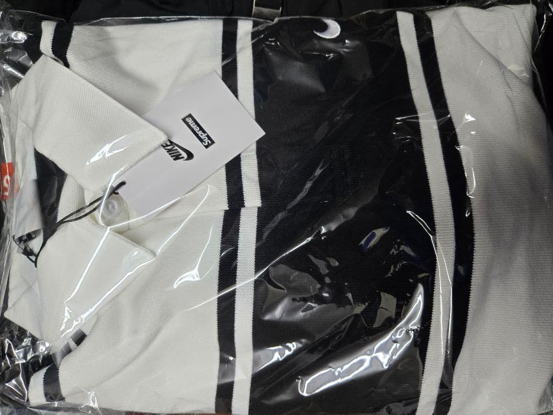 トップス Supreme x Nike Stripe Rugby \"Black\"