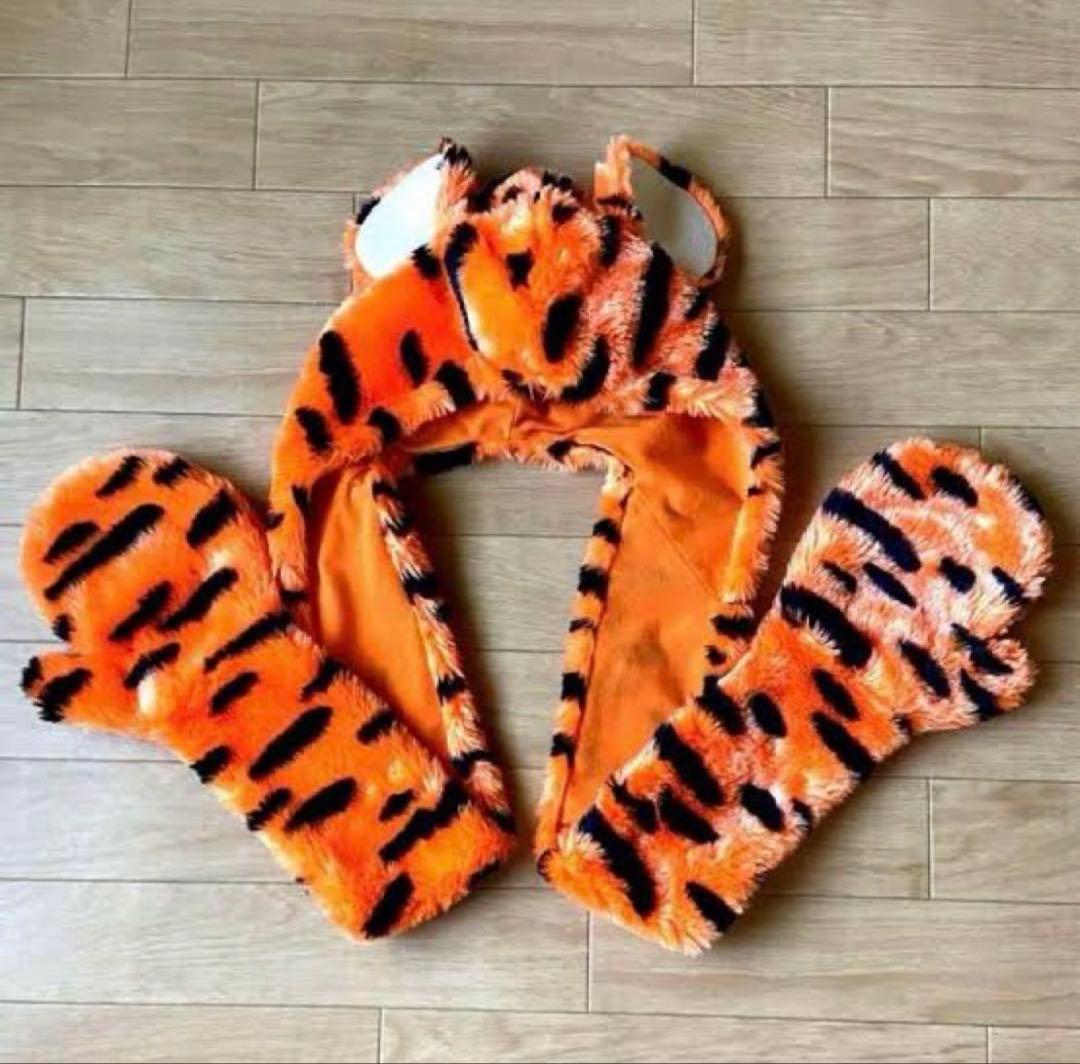 ティガー マフラーキャップ ファンキャップ ディズニー 公式 - メルカリ