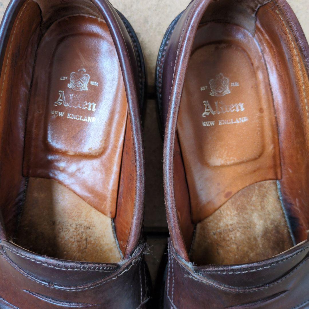 Alden 986 コードバン バーガンディ 7D ペニーローファー USA製 - メルカリ