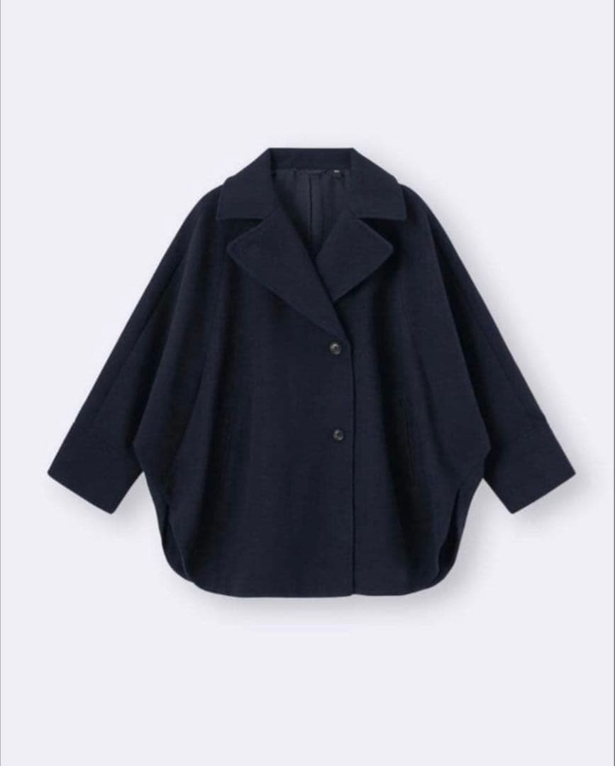 3日後削除します！完売品⭐︎新品GU コージーメルトンケープコート L