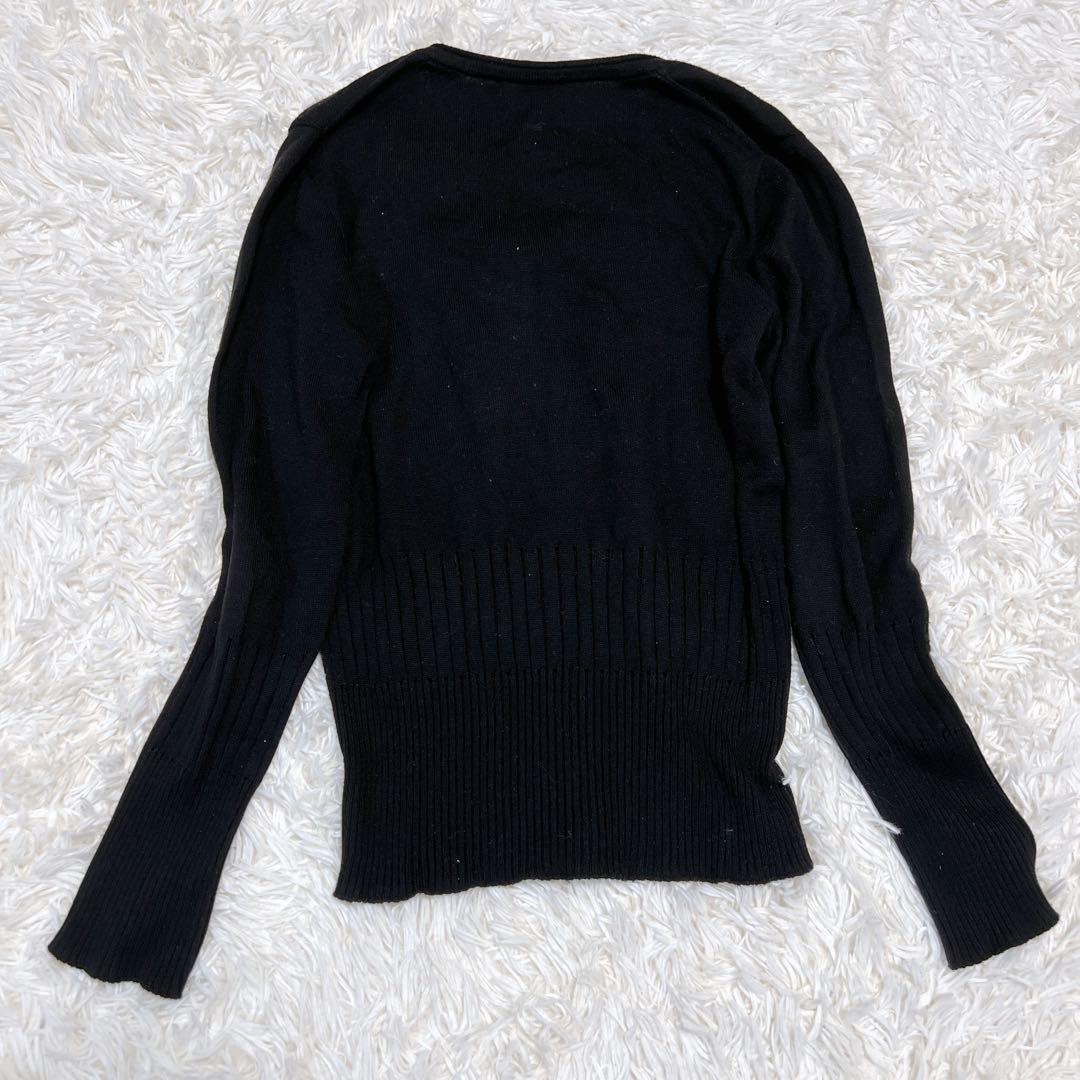 《美品》ヴィヴィアンウエストウッド カーディガン ニット オーブ 黒 透かし編み