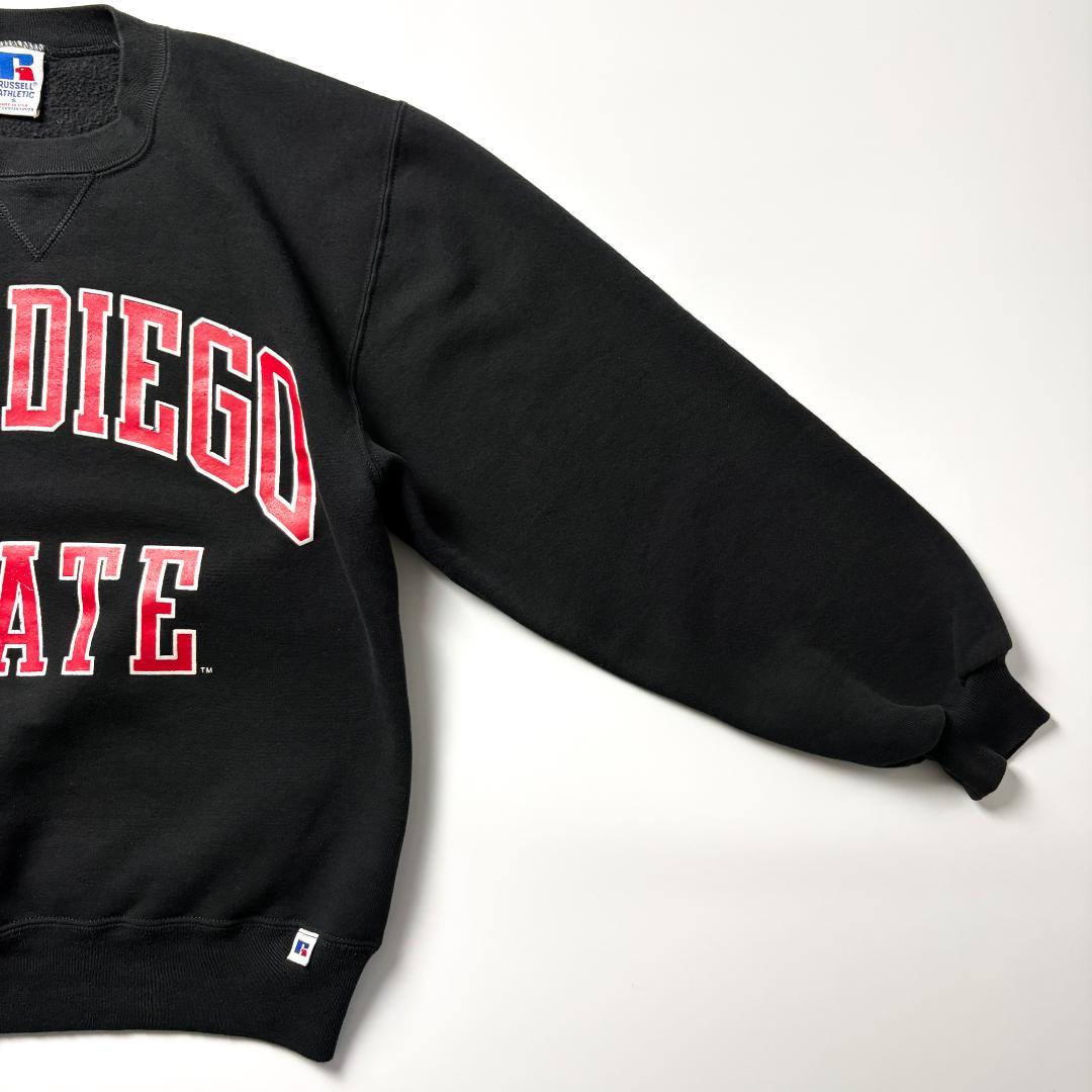 ラッセルアスレチック S usa製 スウェット ネイビー カレッジロゴ 90s