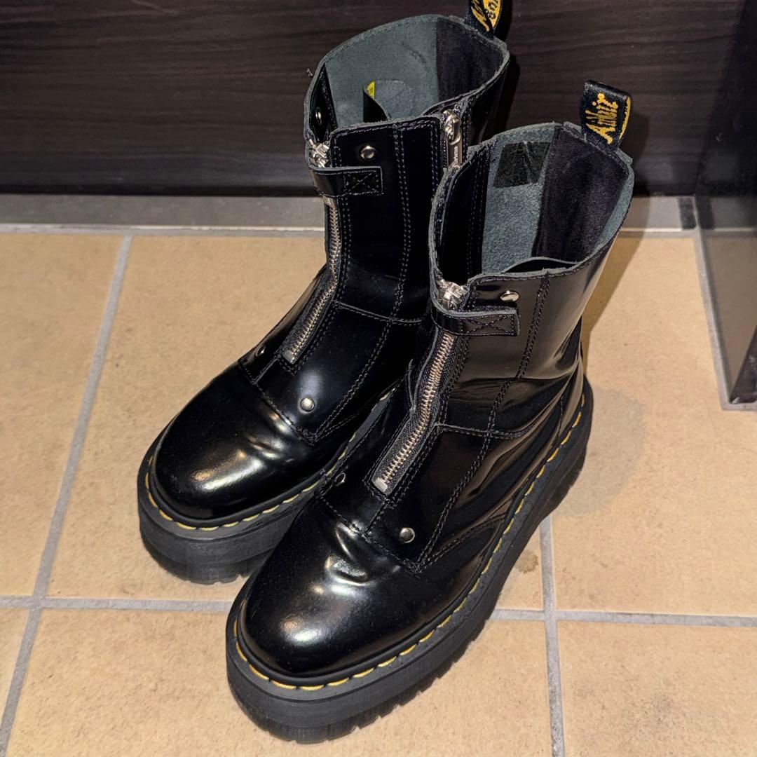 靴 Dr.Martens Jetta HI MAX 24cm Dr. Martens Jetta Hi Max Buttero Leather Platform Boots - Women's