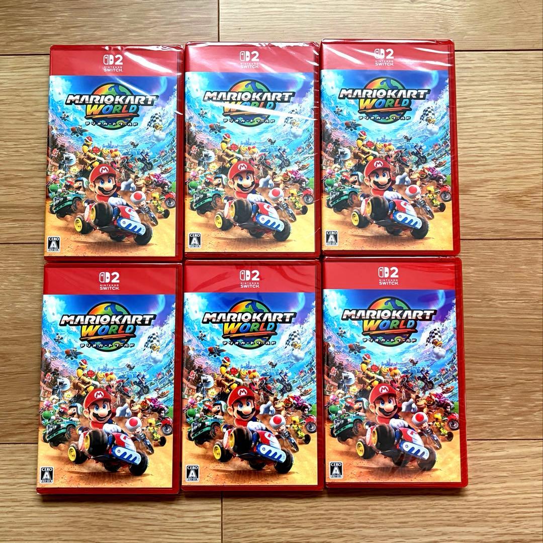 新品】MARIOKART WORLD マリオカートワールド 6本セット
