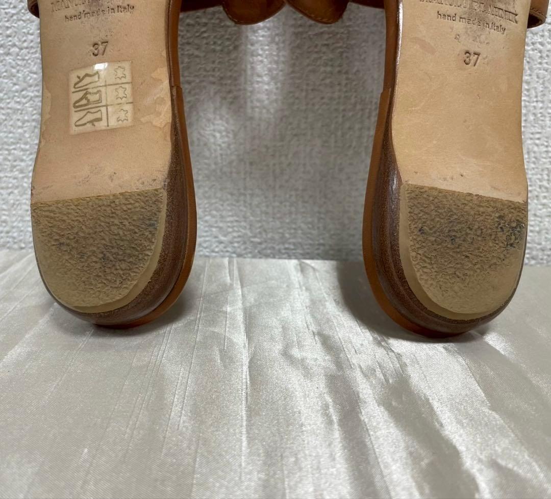 MANOLO BLAHNIKマノロブラニク　サンダル　37（23.5cm）