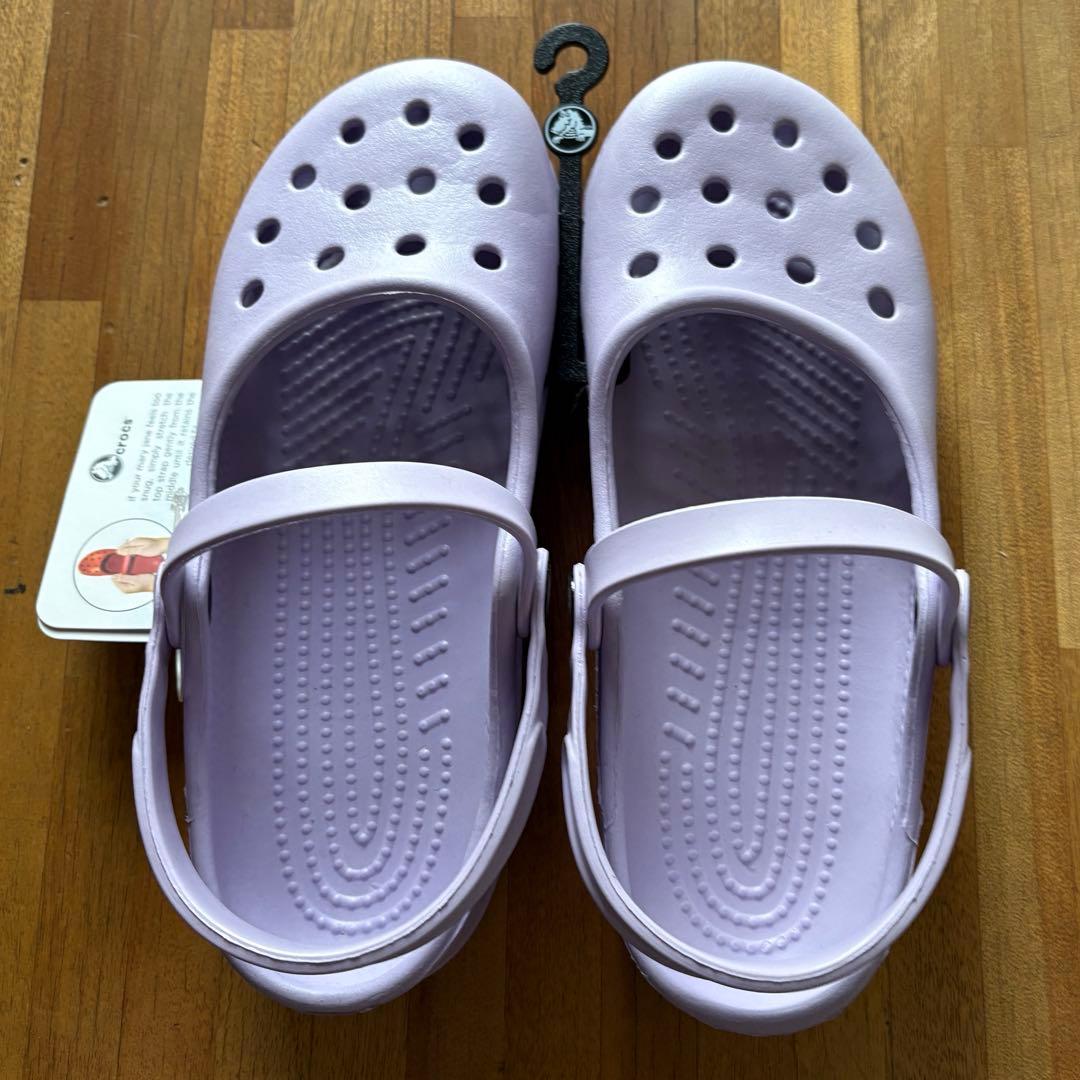 新品 クロックスメリージェーンパステルパープル W7 レディース - メルカリ