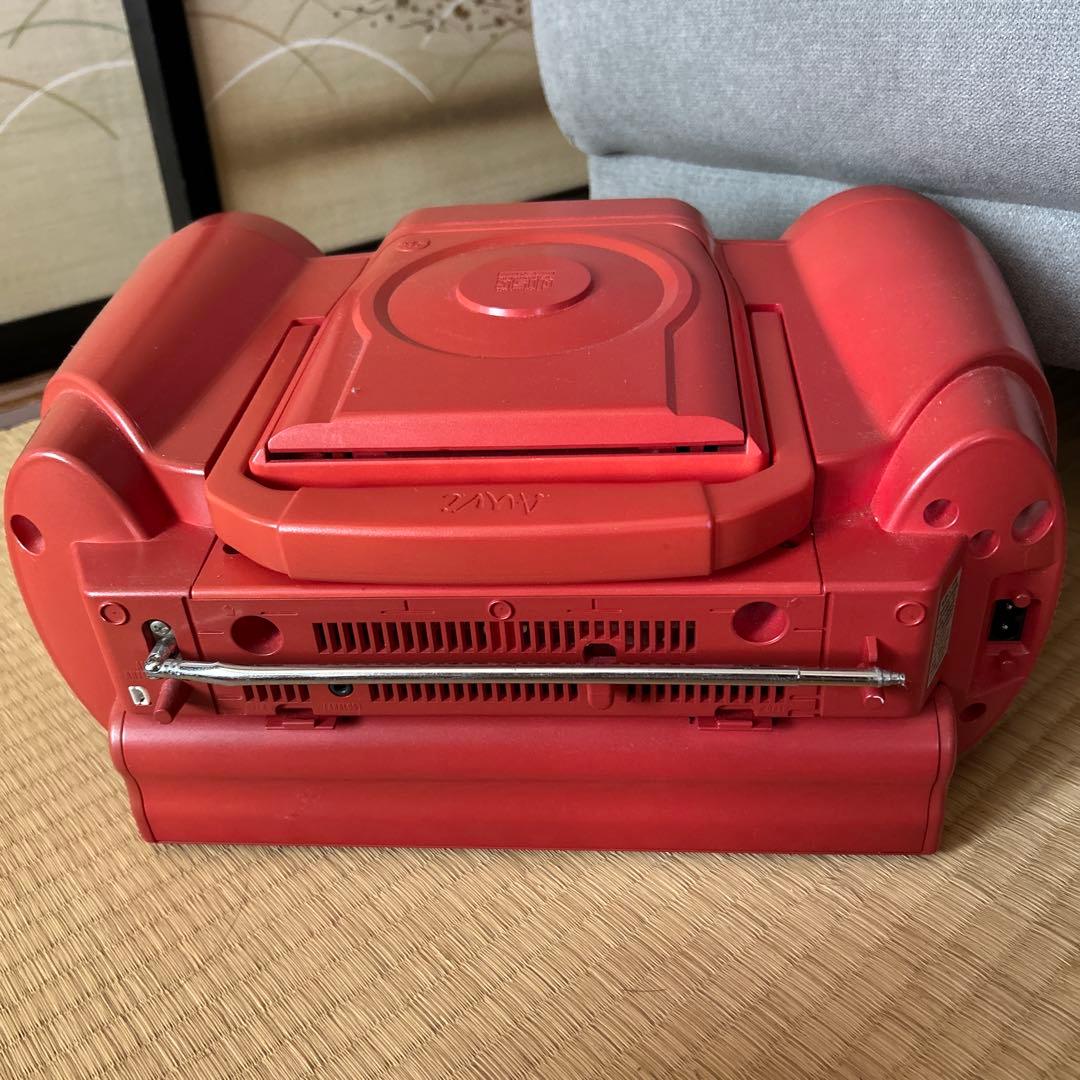 SHARP】MDコンポ CD ラジオ レトロ 赤 珍しい ヴィンテージ - メルカリ