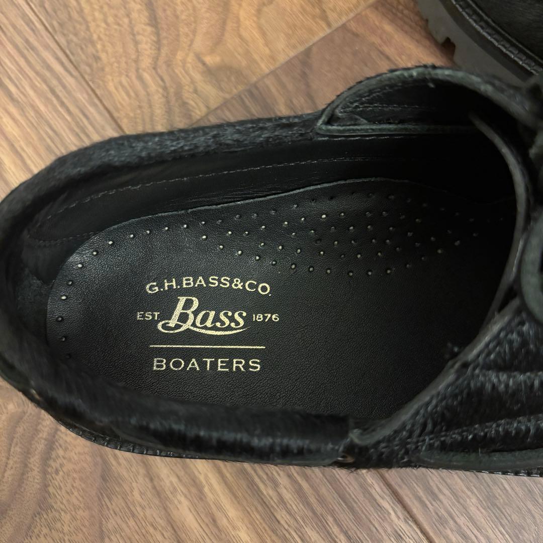 G.H.BASS&CO. BOATERSハラコ デッキシューズ　42