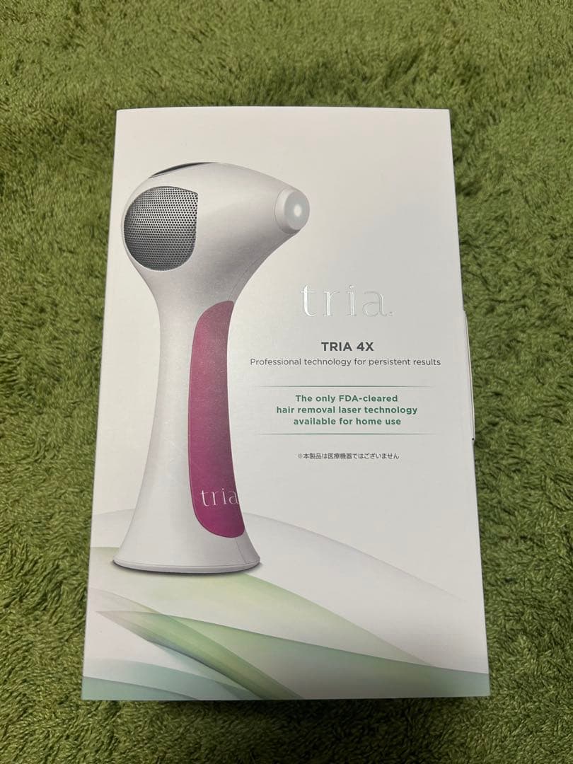 TRIA 4X 脱毛器 ホワイト/ピンク レーザー脱毛器 | ご自宅で本格的なムダ毛ケアを – Tria Laser Japan