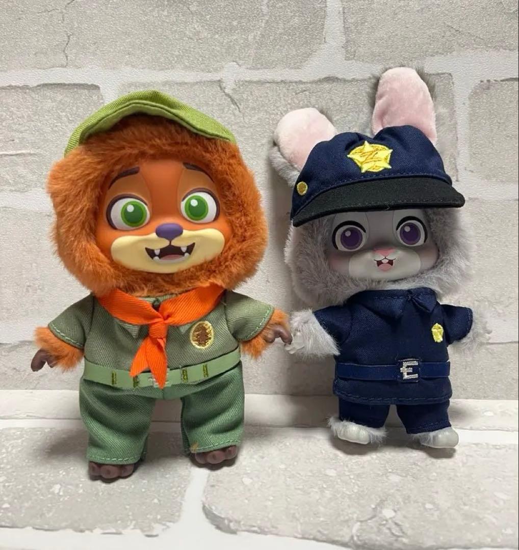 TOPTOY ズートピア ニック＆ジュディ 幼少期 ぬいぐるみ ディズニー