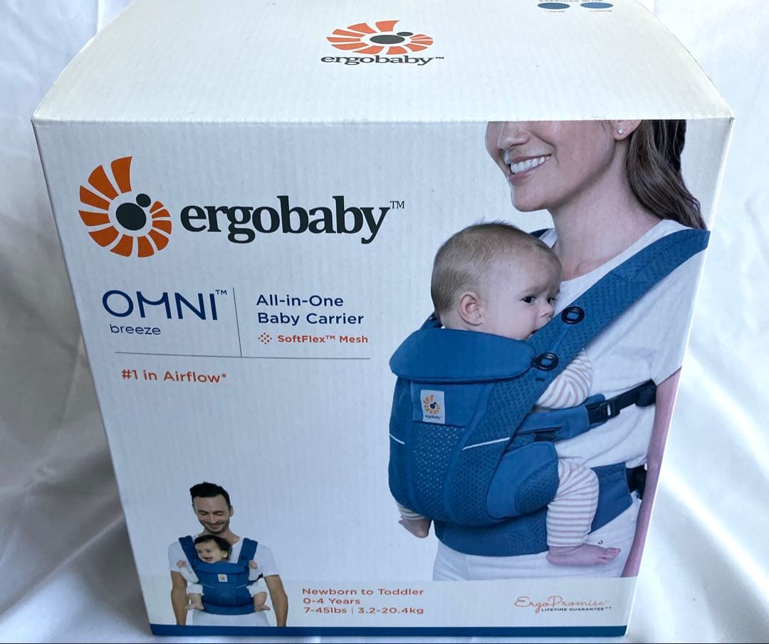 【美品】エルゴベビー オムニブリーズ サファイアブルー 赤ちゃん 抱っこ紐 Amazon.co.jp: Ergobaby エルゴベビー 抱っこひも OMNI Breeze